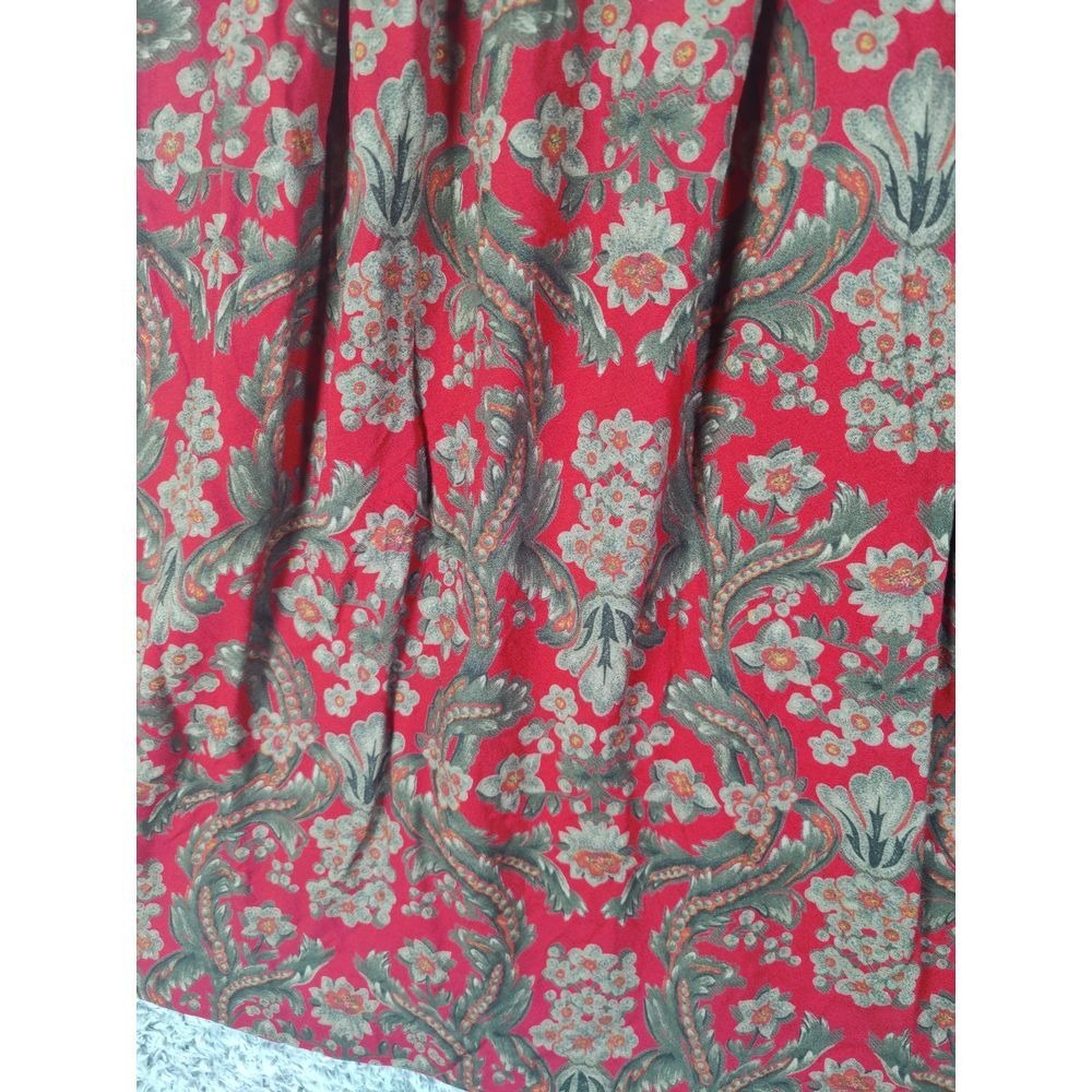 VINTAGE Womens Forest Fairy Romantic Earthy Dark Floral Maxi Skirt XS Hippie - Picture 8 of 9